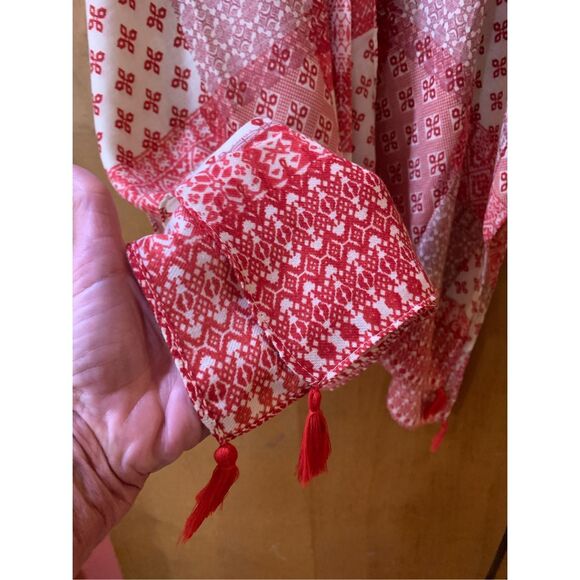 Red and White Kimono #summer - Picture 4 of 6